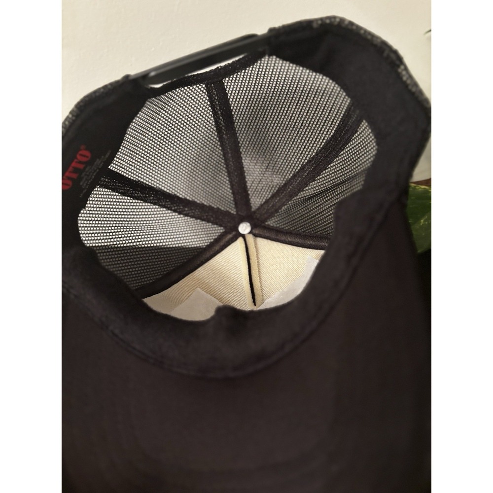 Boot Stitch Trucker Hat Western Style Adjustable Snap Back - Picture 5 of 6